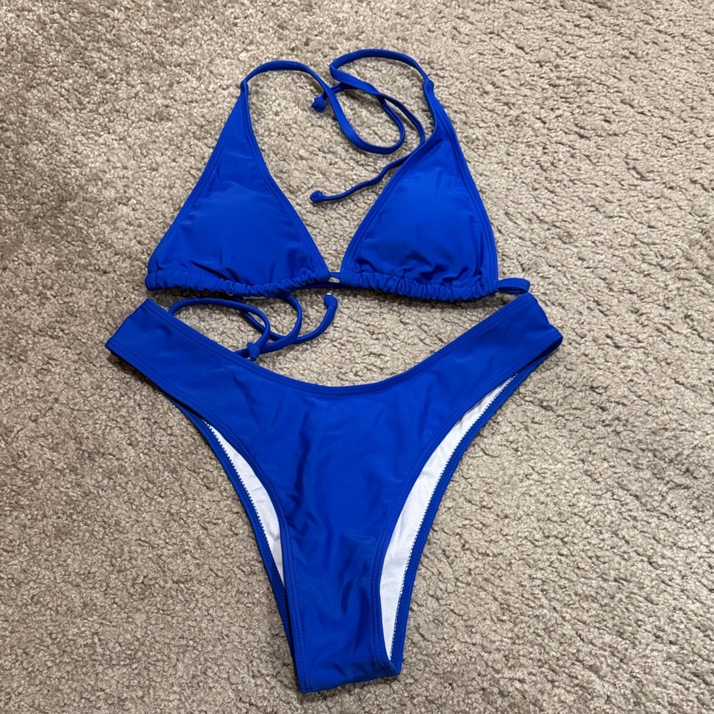 Vibrant Blue Bikini Set
